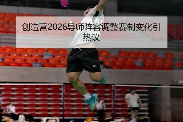 创造营2026导师阵容调整赛制变化引热议